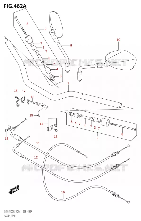 GUIDON Suzuki MOTO 1000 KATANA 2021  GSX-S1000SRQ M1 (E28 E33)