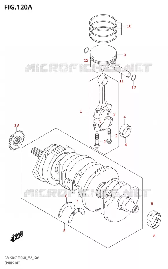 VILEBREQUIN Suzuki MOTO 1000 KATANA 2021  GSX-S1000SRQ M1 (E38)