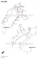 CARENAGES (GSX1300RRQ:E02) pour Suzuki HAYABUSA 1300 2022