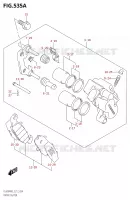 ETRIER DE FREIN AVANT pour Suzuki V-STROM 650 2022