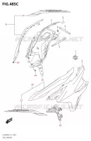 FLANCS DE CARENAGESAM2 E21) pour Suzuki V-STROM 650 2022