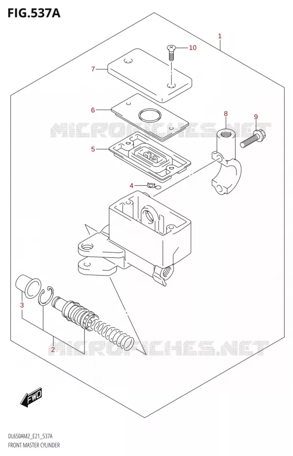 MAITRE CYLINDRE AVANT Suzuki MOTO 650 V-STROM 2022  DL650A M2 (E21)