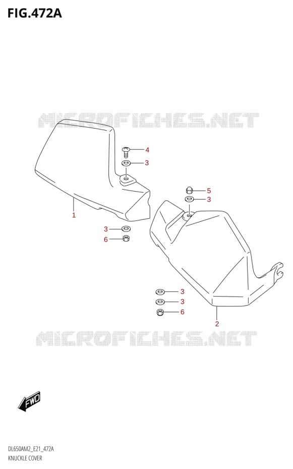 PROTEGES MAINSDL650XAM2 E21) Suzuki MOTO 650 V-STROM 2022  DL650A M2 (E21)