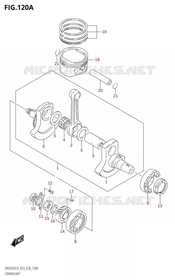 VILEBREQUIN Suzuki MOTO 650 DR 2019  DR650SE L9 (E03)