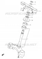 COLONNE DE DIRECTION (MODELE W/X/Y/K1) pour Suzuki TL-S 1000 2001