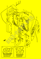 RADIATEUR (MODELE K/L) pour Suzuki RM 125 1989