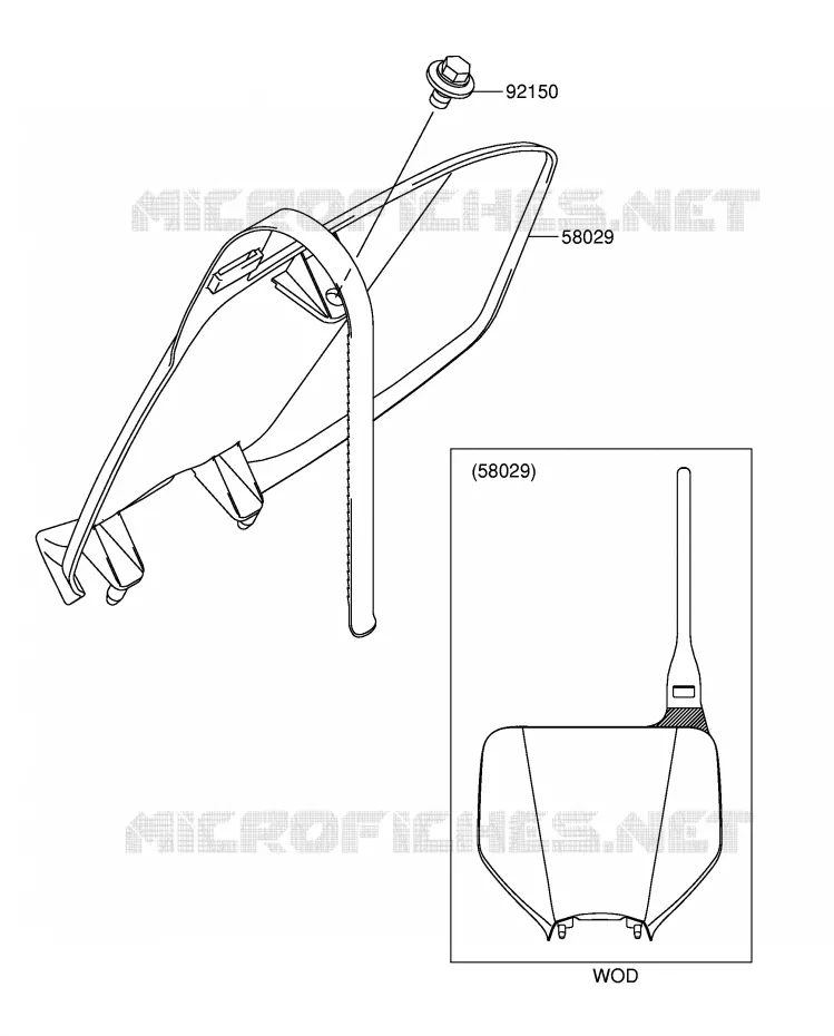 ACCESSOIRE Suzuki MOTO 250 RM-Z 2004  RM-Z250K4(E19)
