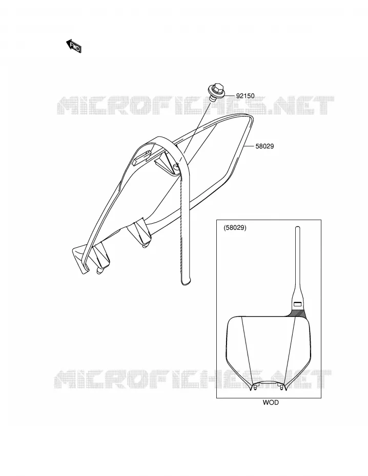 ACCESSOIRE Suzuki MOTO 250 RM-Z 2004  RM-Z250K4(E28)