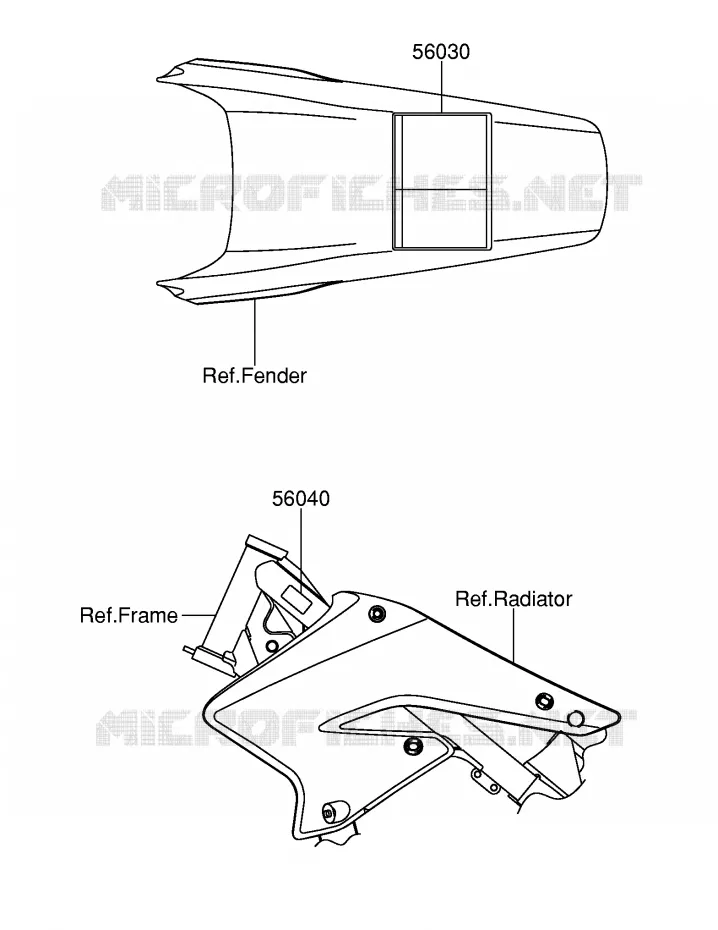 ETIQUETTE Suzuki MOTO 250 RM-Z 2004  RM-Z250K4(E24)