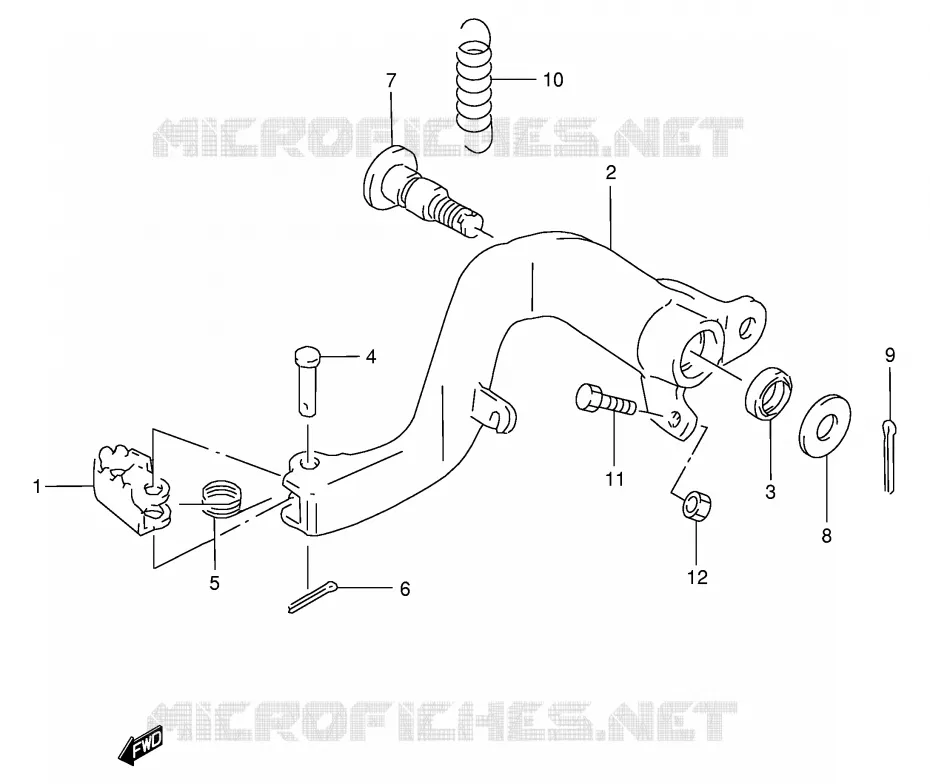 FREIN ARRIERE Suzuki MOTO 250 RMX 1999  RMX250SX(E24)