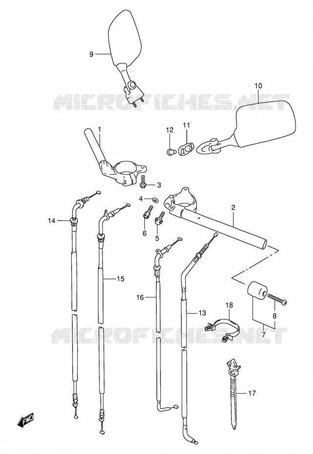 GUIDON Suzuki MOTO 1000 TL-S 2000  TL1000SY(E2)