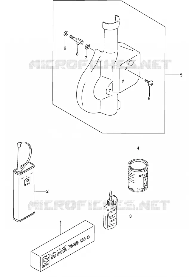 OPTIONS Suzuki MOTO 80 RM 1997  RM80V(E3/E28)