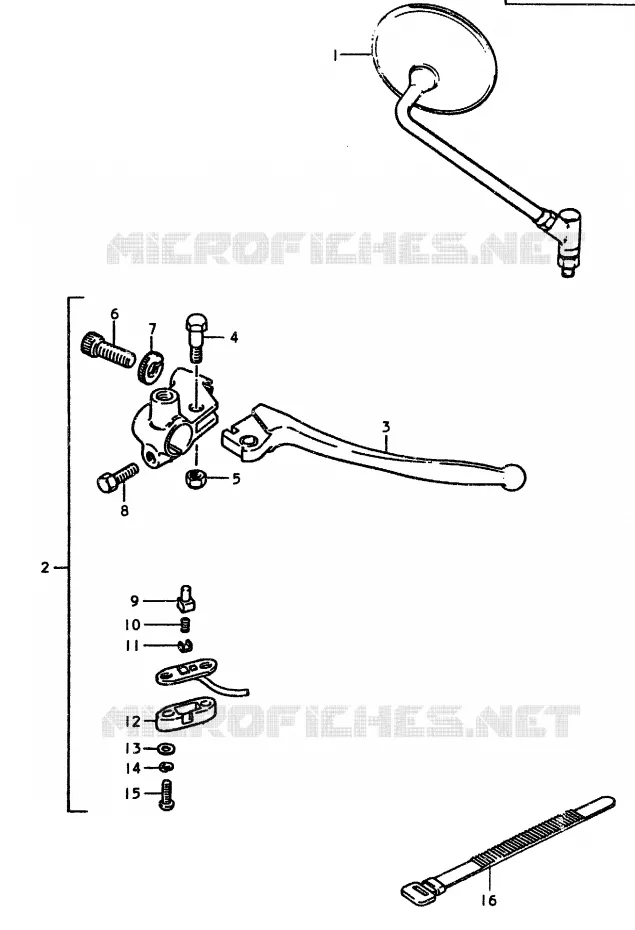 PIECES MARCHES SPECIAUX (E2) Suzuki MOTO 370 SP 1978  SP370C(C/N)
