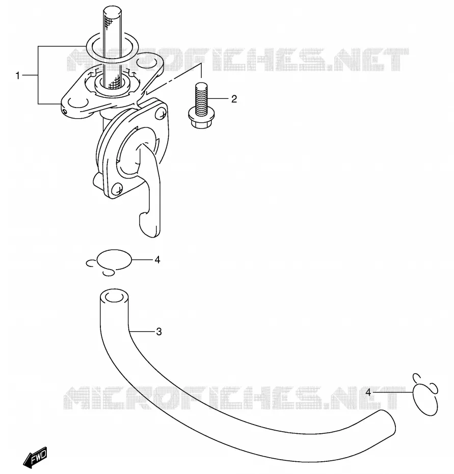 ROBINET D'ESSENCE Suzuki MOTO 125 RM 2006  RM125K6(E3/E28)