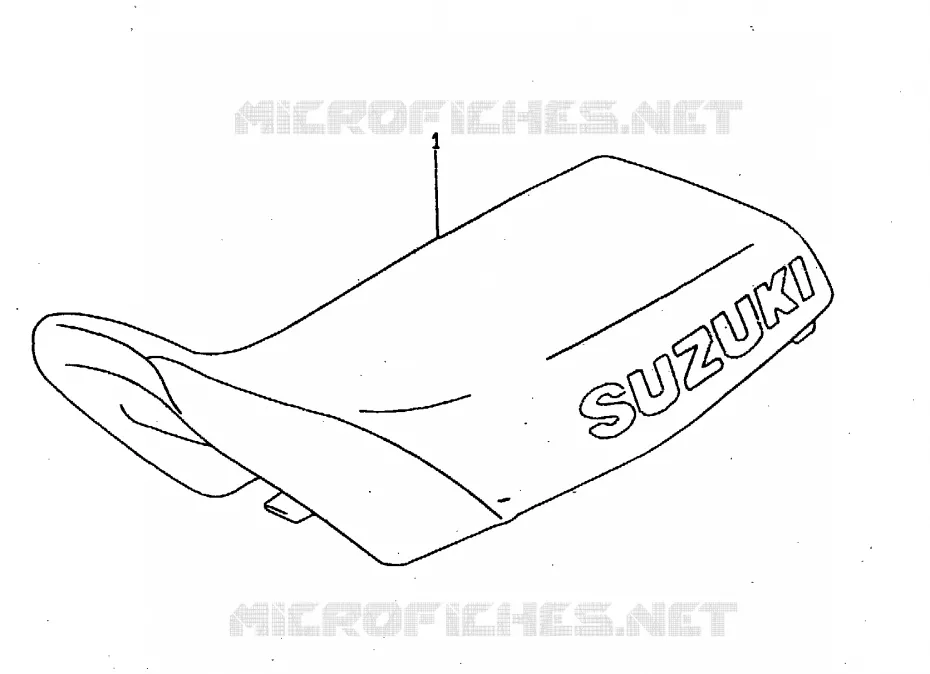 SELLE Suzuki MOTO 80 RM 1998  RM80XW(T/V/W)