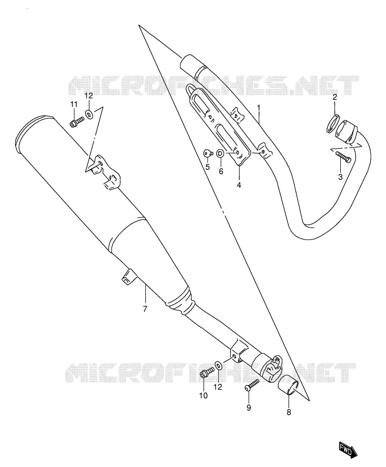 SILENCIEUX Suzuki MOTO 250 DR-Z 2003  DR-Z250K3(E3/E28)