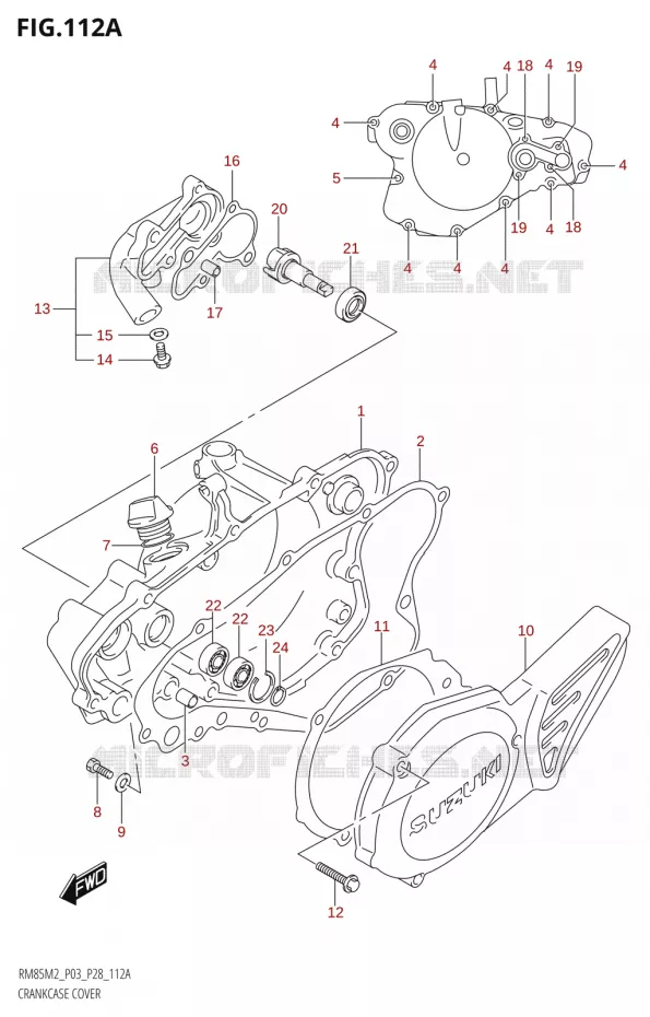 CARTER Suzuki MOTO 85 RM 2022  RM85 M2 (E28 / E33)
