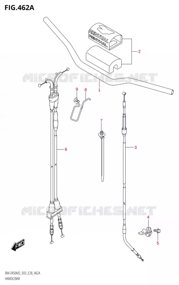 GUIDON Suzuki MOTO 450 RM-Z 2022  RM-Z450 M2 (E03)