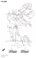 GARDE BOUE AVANTA500X:P28) pour Suzuki KINGQUAD 500 2021