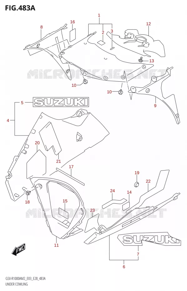 SABOT (GSX-R1000A) Suzuki MOTO 1000 GSX-R 2022  GSX-R1000A M2 (E33)