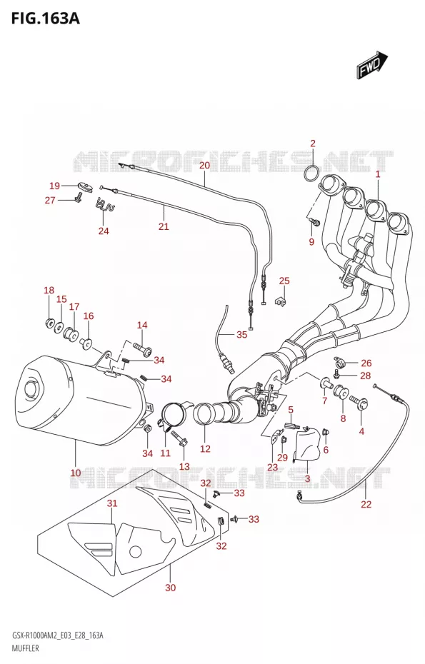 SILENCIEUX Suzuki MOTO 1000 GSX-R 2022  GSX-R1000A M2 (E33)