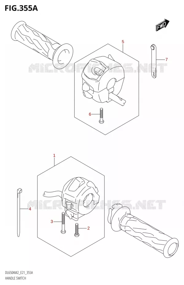 COMMODOS Suzuki MOTO 650 V-STROM 2022  DL650AU M2 / DL650XAUE M2 (E21)