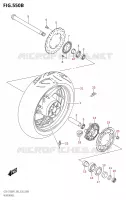 ROUE ARR (GSX S750,GSX S750A) pour Suzuki GSX-S 750 2021