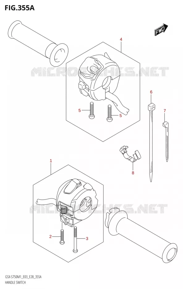 COMMODOS (E28) Suzuki MOTO 750 GSX-S 2021  GSX-S750 / GSX-S750Z /​ GSX-S750A / ​GSX-S750ZA (E03 E28 )