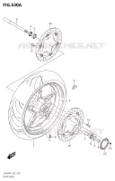 ROUE AVANT (SV650A,SV650AU) pour Suzuki SV 650 2021