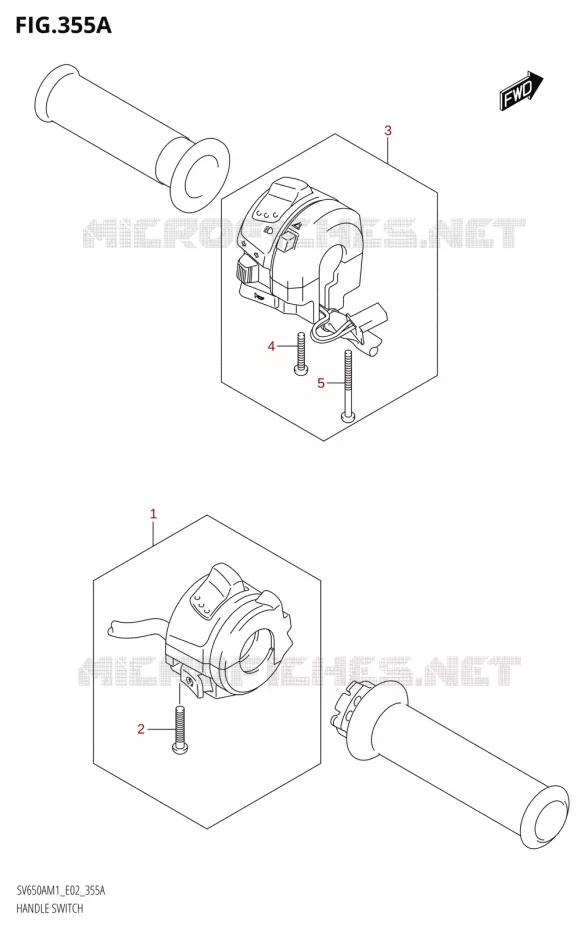 COMMODOSITCH (SV650A,SV650AU) Suzuki MOTO 650 SV 2021  SV650A M1 (E19)