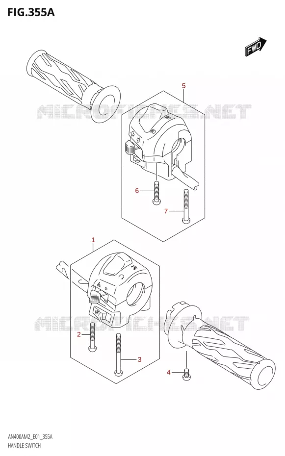 COMMODOS Suzuki SCOOTER 400 BURGMAN 2022  AN400A M2 (E01)