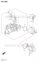 CORPS DE PAPILLON pour Suzuki BURGMAN 400 2022