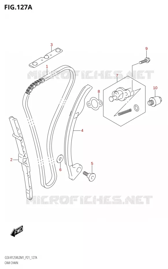 DISTRIBUTION Suzuki MOTO 125 GSX-R 2021  GSX-R125RLZ M1 (P21)