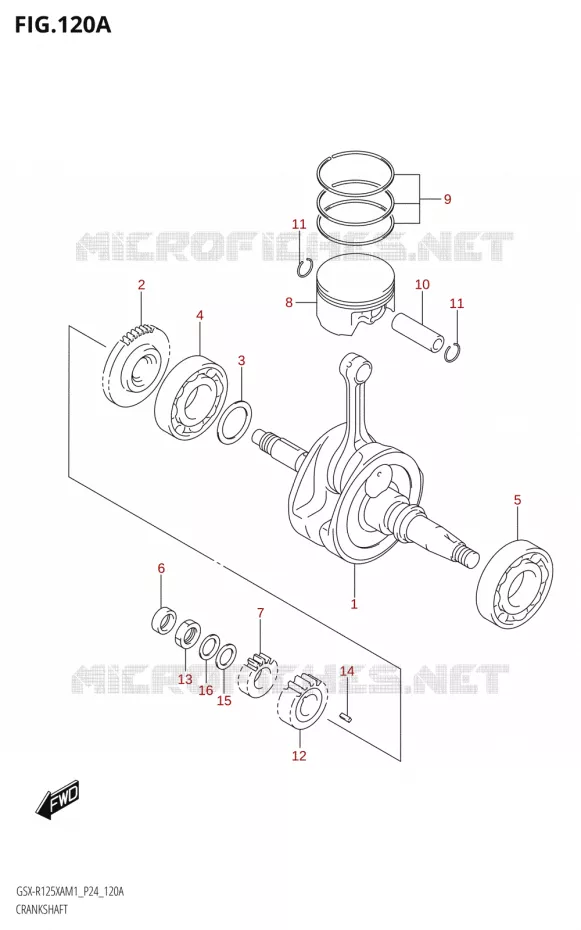VILEBREQUIN Suzuki MOTO 125 GSX-R 2021  GSX-R125XA M1 (P24)