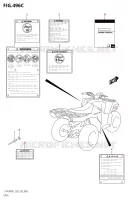 ETIQUETTE (P28) pour Suzuki KINGQUAD 400 2021