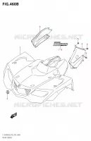 GARDE BOUE AVANT (LT A400FM0 P28) pour Suzuki KINGQUAD 400 2020