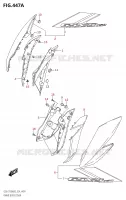 CARENAGES (GSX S750A) pour Suzuki GSX-S 750 2022