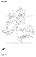 GARDE BOUE ARRIERE pour Suzuki GSX-S 750 2022