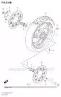 ROUE AVANT (GSX S750ZA) pour Suzuki GSX-S 750 2022