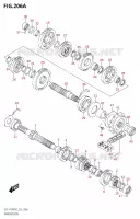 TRANSMISSION pour Suzuki GSX-S 750 2022