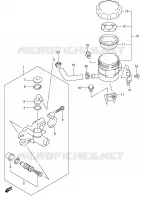 MAITRE CYLINDRE AVANT (SV650SX/SUX/SY/SUY/SK1/SK2/SUK2) pour Suzuki SV-S 650 1999