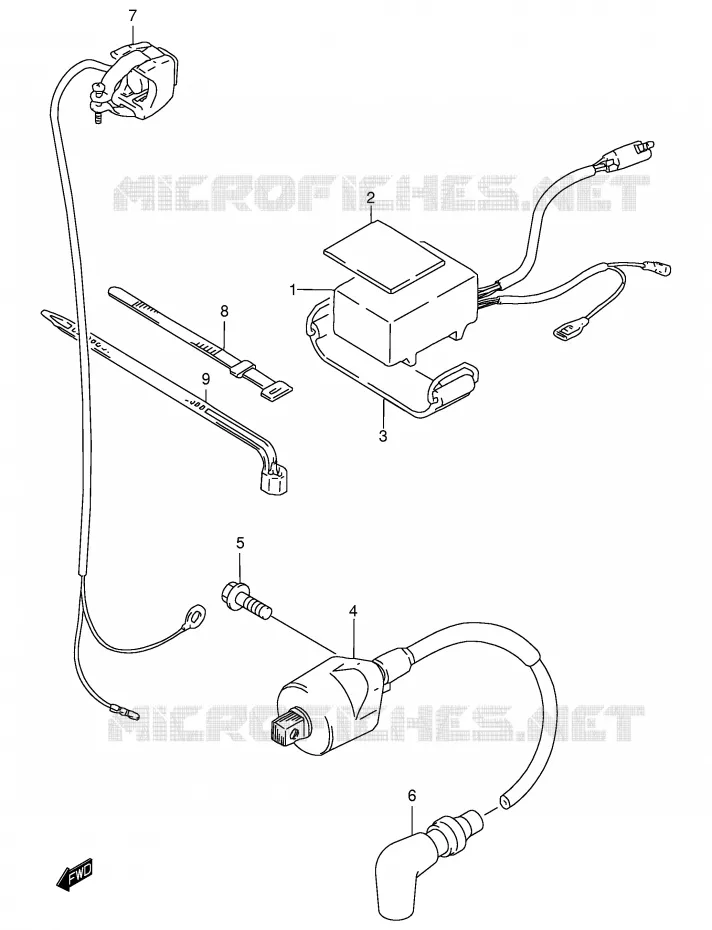 BOITIER CDI - BOBINE Suzuki MOTO 85 RM 2005  RM85LK5(P3/P28)