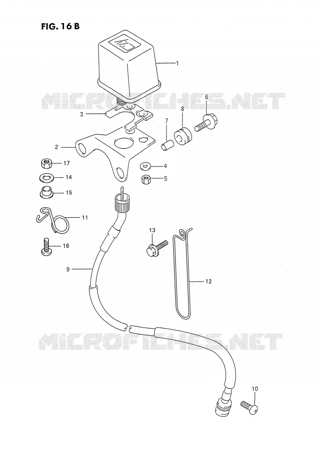 COMPTEUR (MODELE T) Suzuki MOTO 250 RMX 1993  RMX250P(E3)