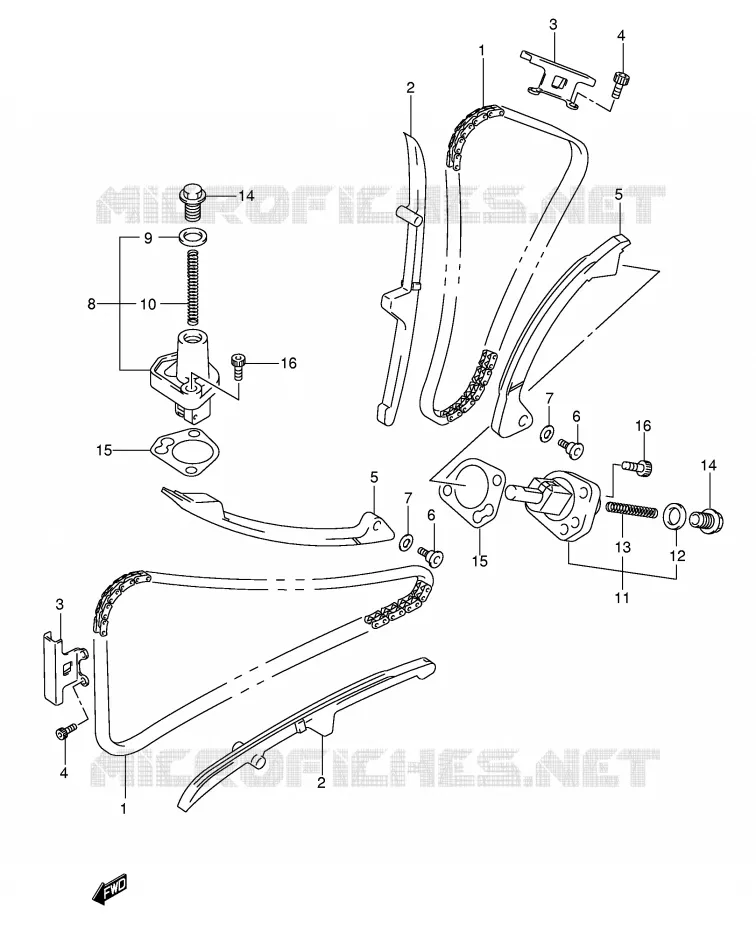 DISTRIBUTION (MODEL K5/K6/K7) Suzuki MOTO 650 SV 2007  SV650UK7(E2)