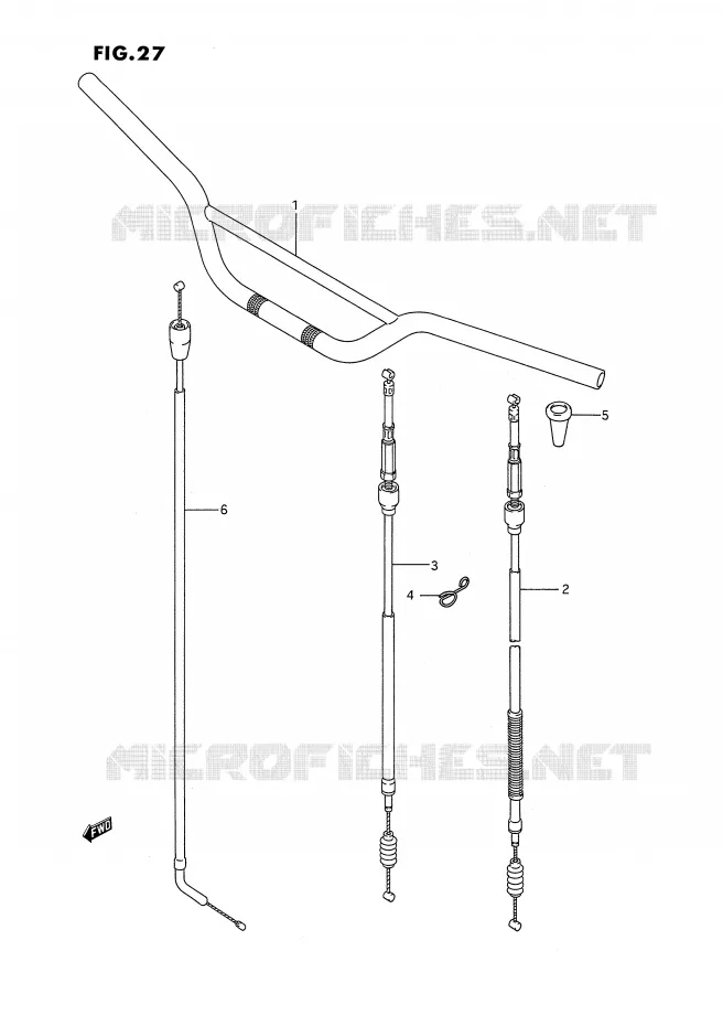GUIDON Suzuki MOTO 250 RMX 1996  RMX250T(E3)