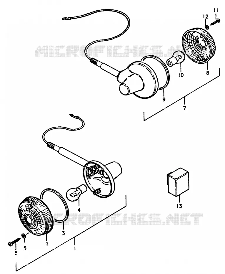 PIECES MARCHES SPECIAUX (E16) Suzuki MOTO 370 SP 1979  SP370N(C/N)