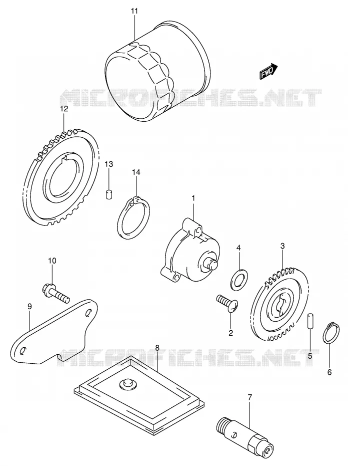 POMPE A HUILE Suzuki MOTO 650 SV 2005  SV650UK5(E2)