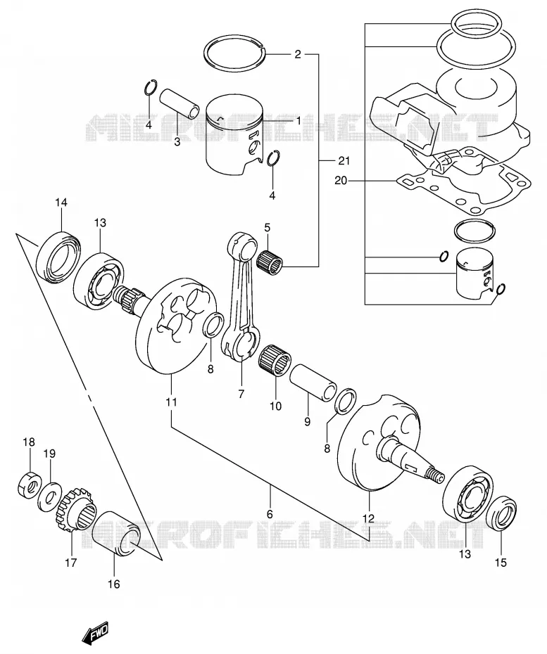 VILEBREQUIN Suzuki MOTO 85 RM 2003  RM85K3(P3/P28)