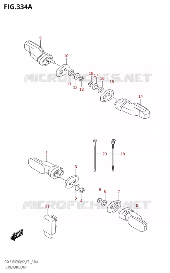 CLIGNOTANTS Suzuki MOTO 1000 GSX-S 2022  GSX-S1000RQ 2022 M2 (E21)
