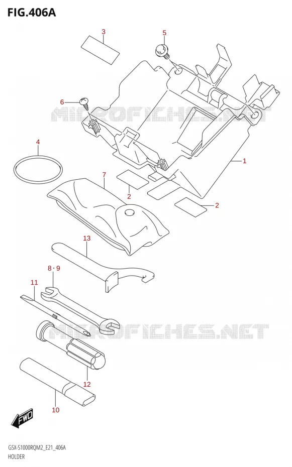 SUPPORT Suzuki MOTO 1000 GSX-S 2022  GSX-S1000RQ 2022 M2 (E21)